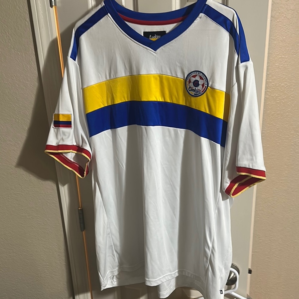 cookies sf Columbia Blue and White Athletic Soccer Jersey with V-Neck 4xl